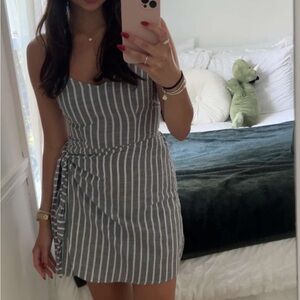 Blue striped Abercrombie dress